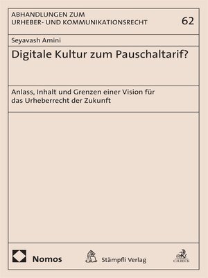 cover image of Digitale Kultur zum Pauschaltarif?